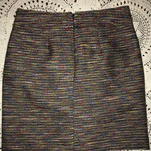 Loft multicolored boucle mini skirt - Picture 3 of 3